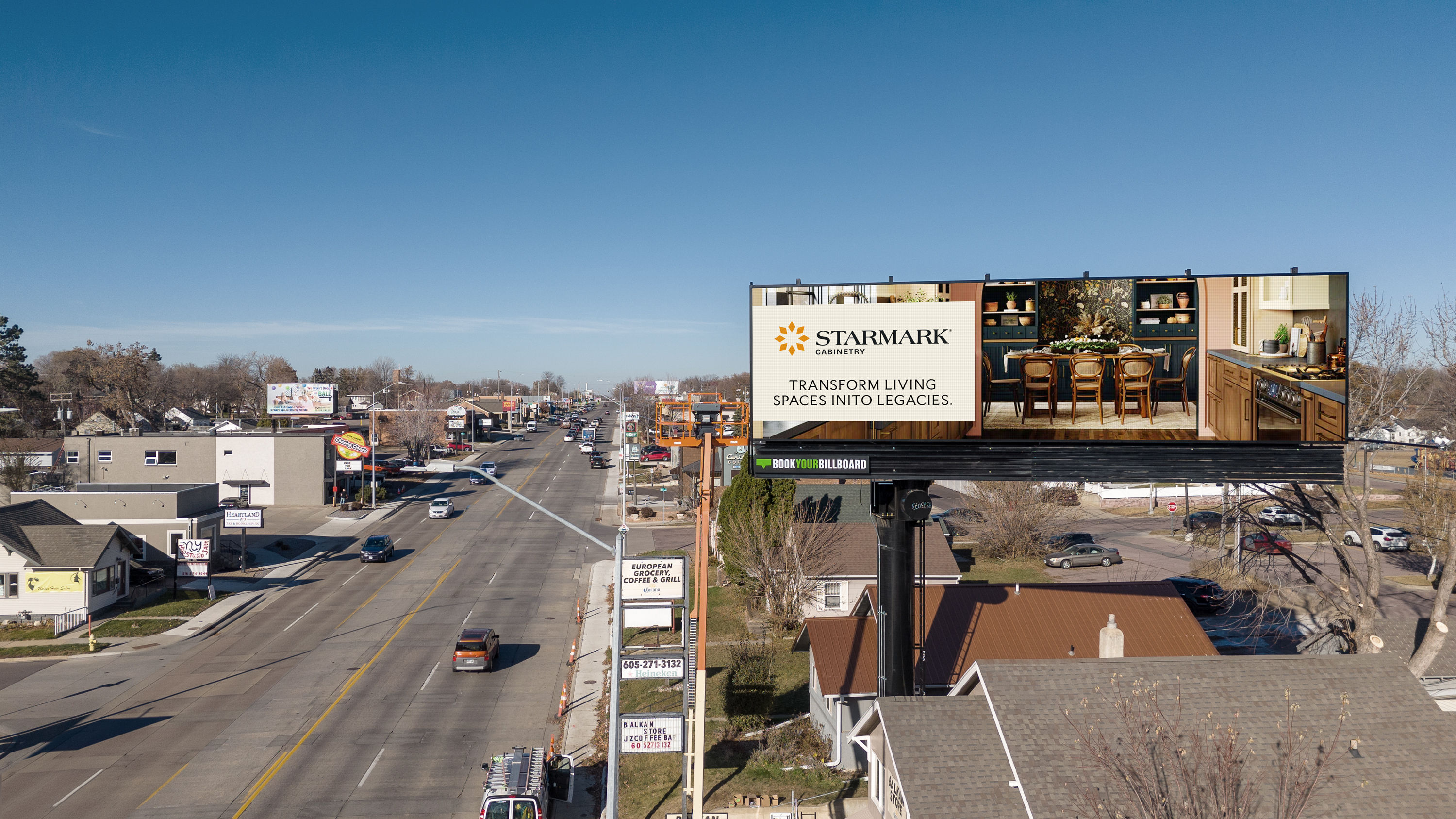 BYB billboard in Sioux Falls: Minnesota Avenue · Sioux Falls